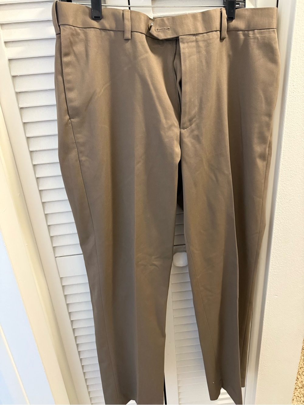 Perry Ellis Portfolio Men's Dress Pants - Khaki Colored